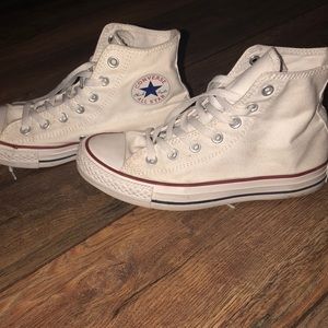 White high top converse